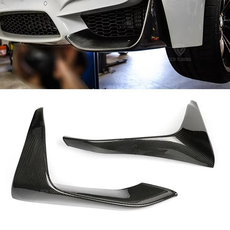 Glossy Black M Performance Dry Carbon Fiber Front Splitter for BMW F80 M3 / F82 F83 M4