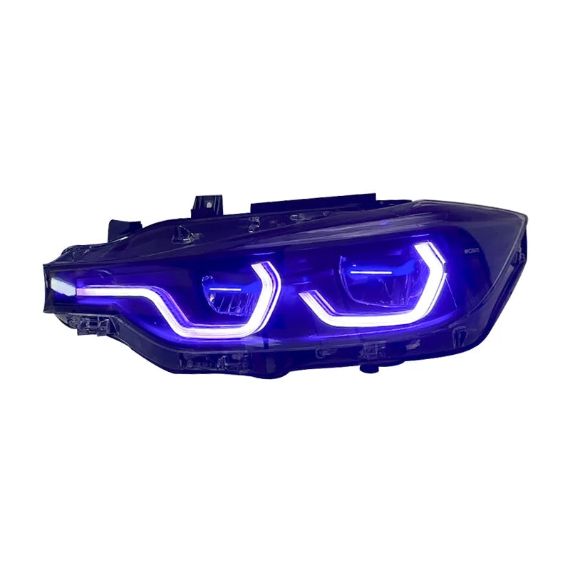 BMW 3 Series F30 Dual Color DRL Full LED headlights.