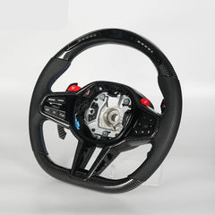 Carbon Fiber & Leather Sports Steering Wheel for BMW G-series