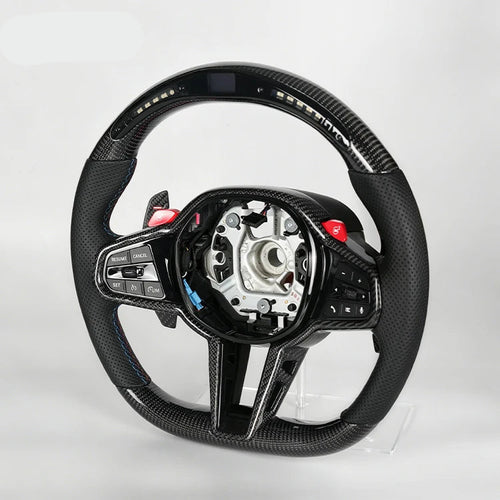 Carbon Fiber & Leather Sports Steering Wheel for BMW G-series