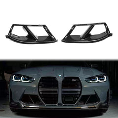 Dry Carbon Fiber MP Style Front Vent Ducts for BMW M3 (G80) / M4 (G82) | M Performance Bumper Trim Replacement
