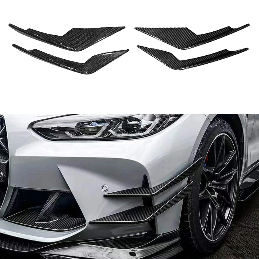 Carbon Fiber Front Bumper Canards for BMW M3 (G80) / M4 (G82)
