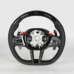 Carbon Fiber & Leather Sports Steering Wheel for BMW G-series