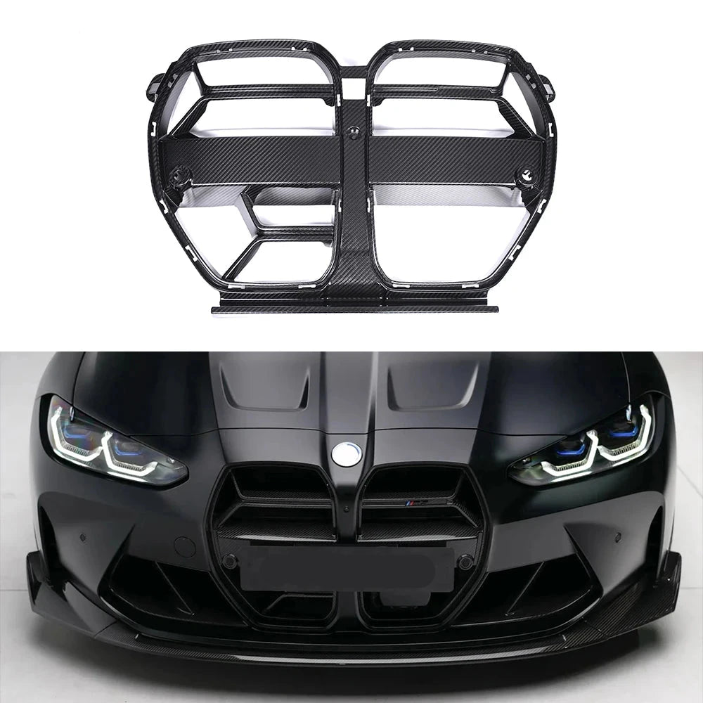 Dry Carbon Fiber CSL Style Front Grille for BMW G8X