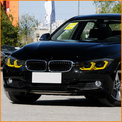 BMW 3 Series F30/F35 (2013–2019) — Gold Eyes OSS Design Headlights | Laser Lens Projector DRL Assembly