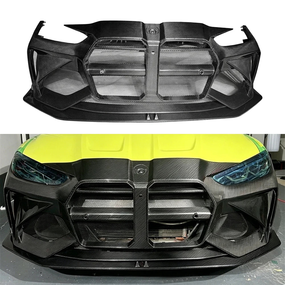 Full Dry Carbon Fiber Front Bumper for BMW M3 (G80) / M4 (G82)