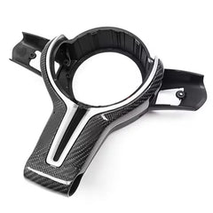 True Carbon Fiber Steering Wheel Trim for BMW F-Series