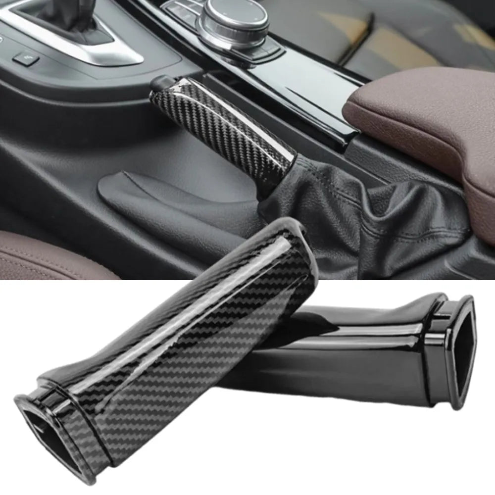Carbon Fiber Look Handbrake Cover for BMW E-Series & F-Series
