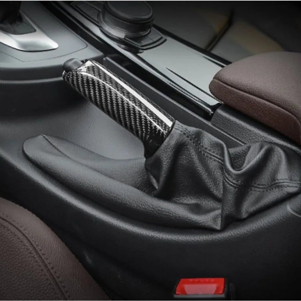 Carbon Fiber Look Handbrake Cover for BMW E-Series & F-Series