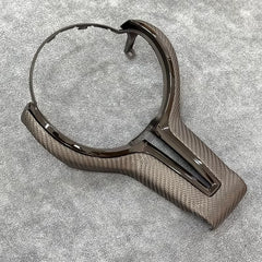 True Carbon Fiber Steering Wheel Trim for BMW F-Series