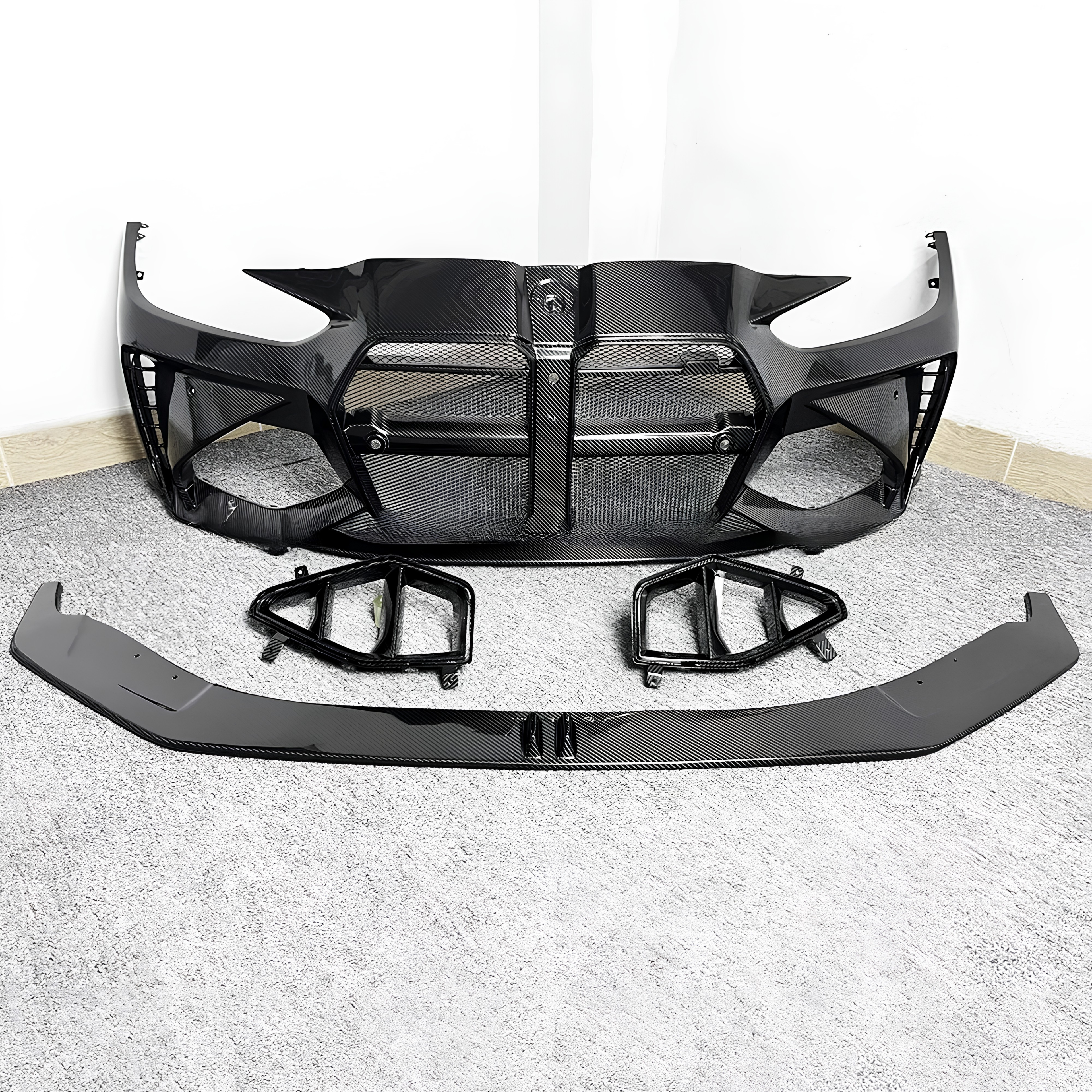 Full Dry Carbon Fiber Front Bumper for BMW M3 (G80) / M4 (G82)